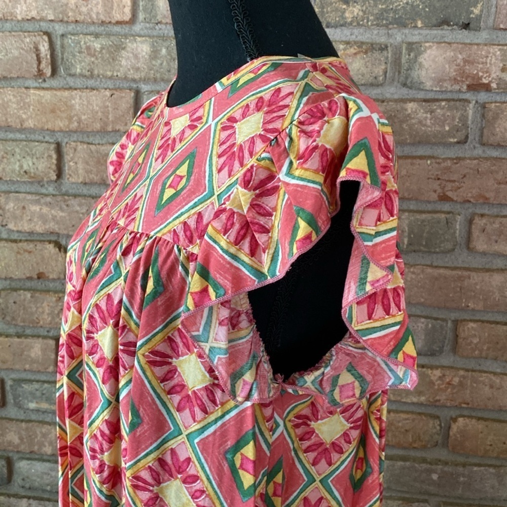 Colorful Geometric Dress - Picture 6 of 9